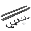 RB10 Slim Line Running Boards With Mounting Brackets Curved Textured Black 2014-2024 Toyota 4Runner Go Rhino