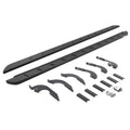 RB10 Slim Line Running Boards With Mounting Brackets Curved Textured Black 2005-2023 Toyota Tacoma Go Rhino