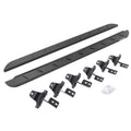 RB10 Slim Line Running Boards With Mounting Brackets Curved Textured Black 2018-2026 Jeep Wrangler Go Rhino