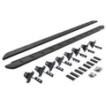 RB10 Slim Line Running Boards With Mounting Brackets Curved Textured Black 2020-2025 Jeep Gladiator Go Rhino