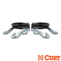 RockJock Curt Towing Safety Cable Kit 44 1/2in Long w/ 2 Snap Hooks 5000lbs 2-Pack