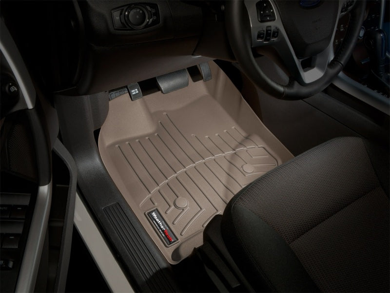WeatherTech 11-13 Ford Edge Front FloorLiner - Tan