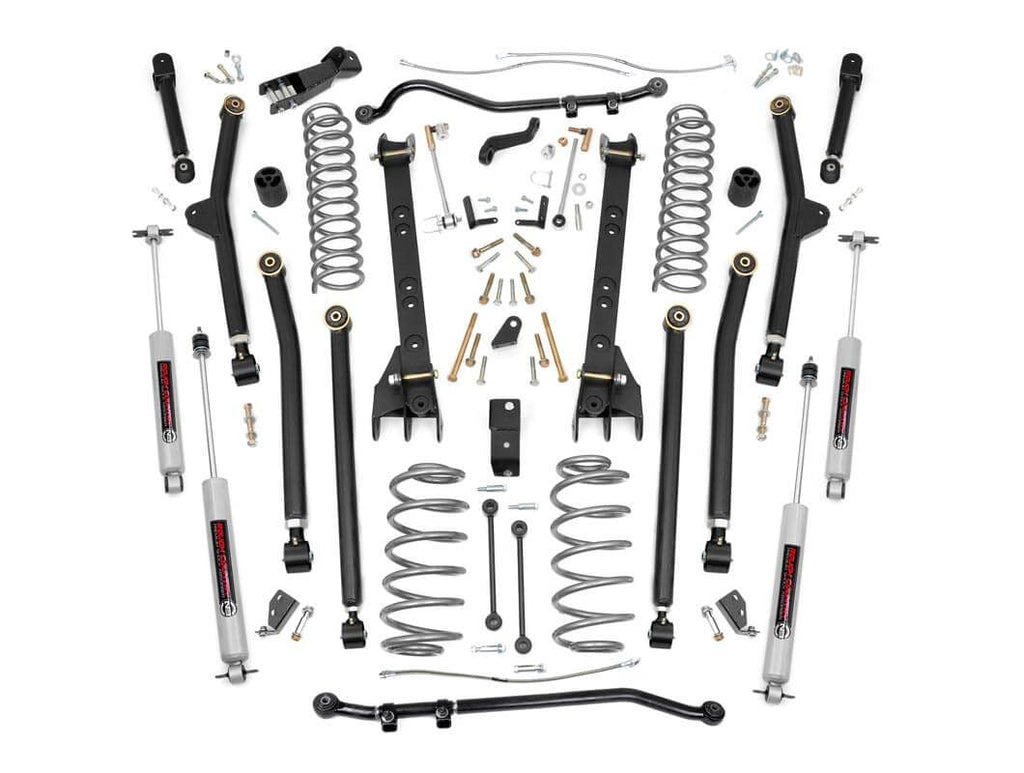 6 Inch Lift Kit Long Arm Jeep Wrangler TJ 4WD (1997-2006) Rough Country