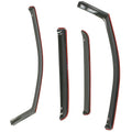 Westin 2009-2018 Dodge/Ram Crew Cab/Mega Cab In-Channel Wind Deflector 4pc - Smoke