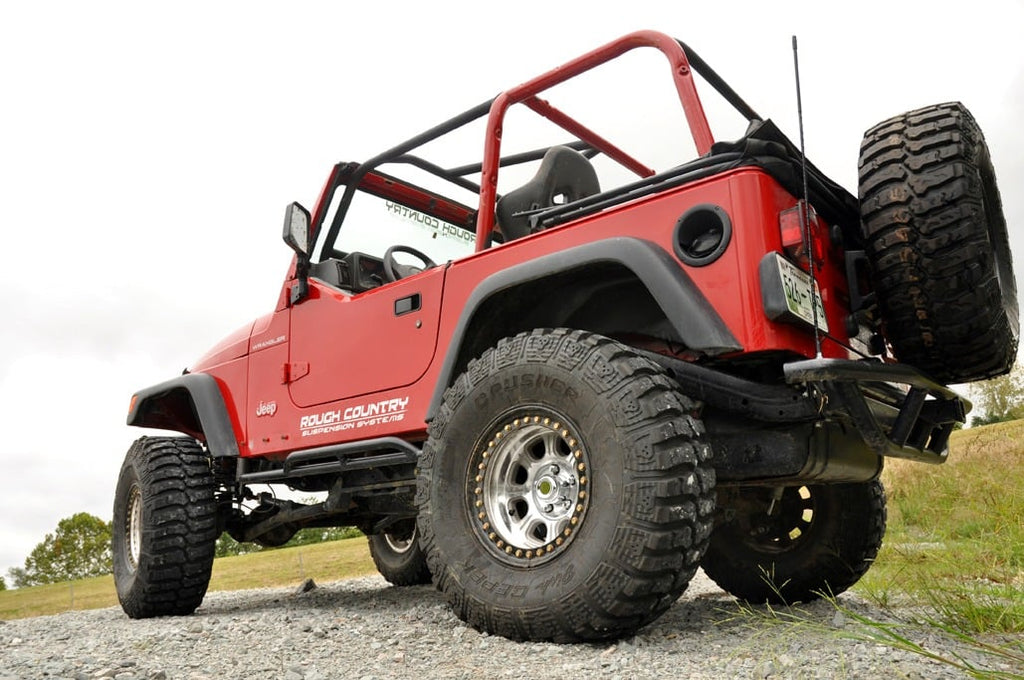 4 Inch Lift Kit Long Arm V2 Jeep Wrangler TJ 4WD (1997-2006) Rough Country