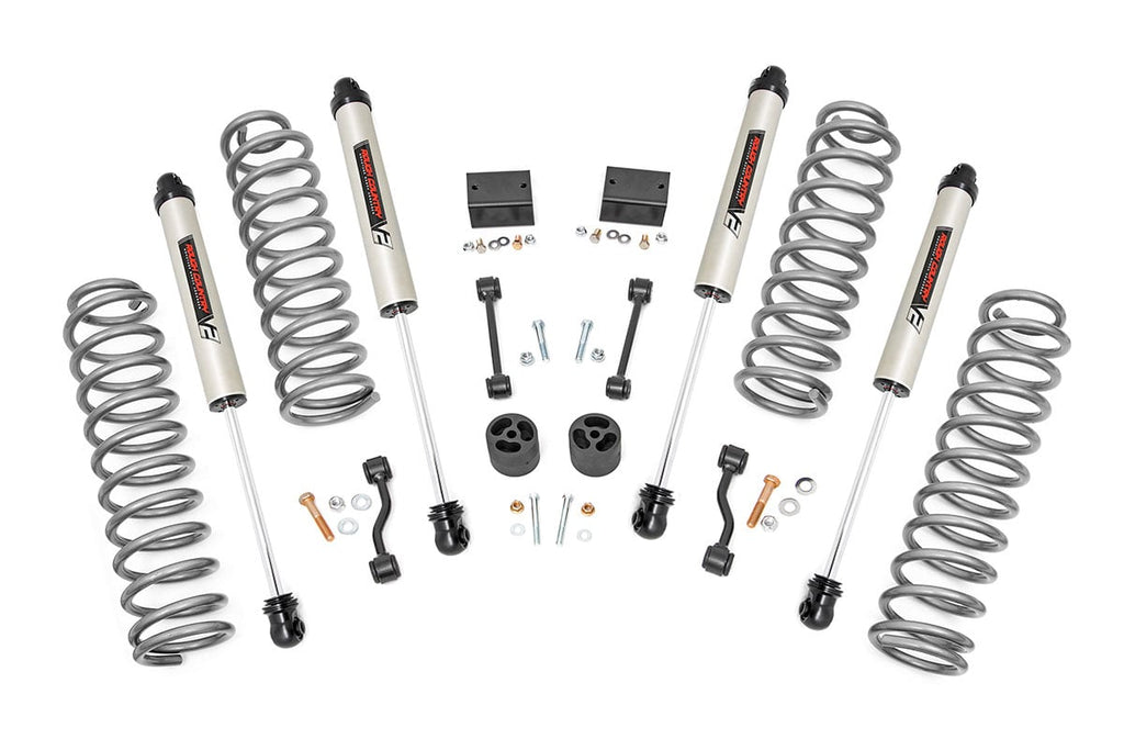 2.5 Inch Lift Kit Coils V2 Jeep Wrangler Unlimited Rubicon 4WD (18-23) Rough Country