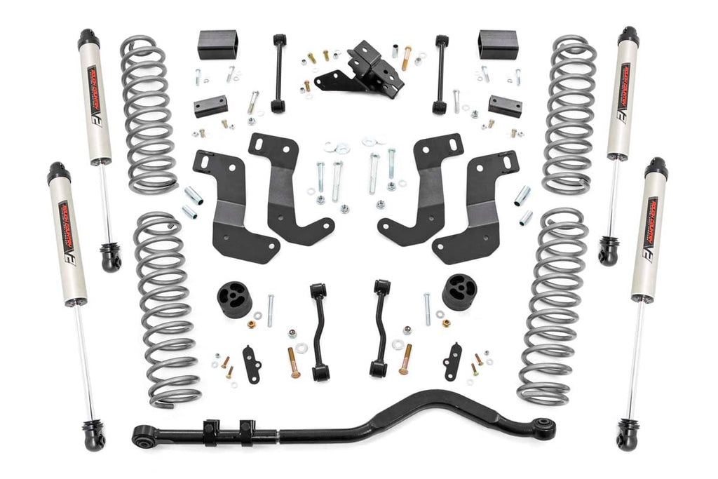 3.5 Inch Lift Kit C/A Drop Stage 1 V2 Jeep Wrangler Unlimited (18-23) Rough Country