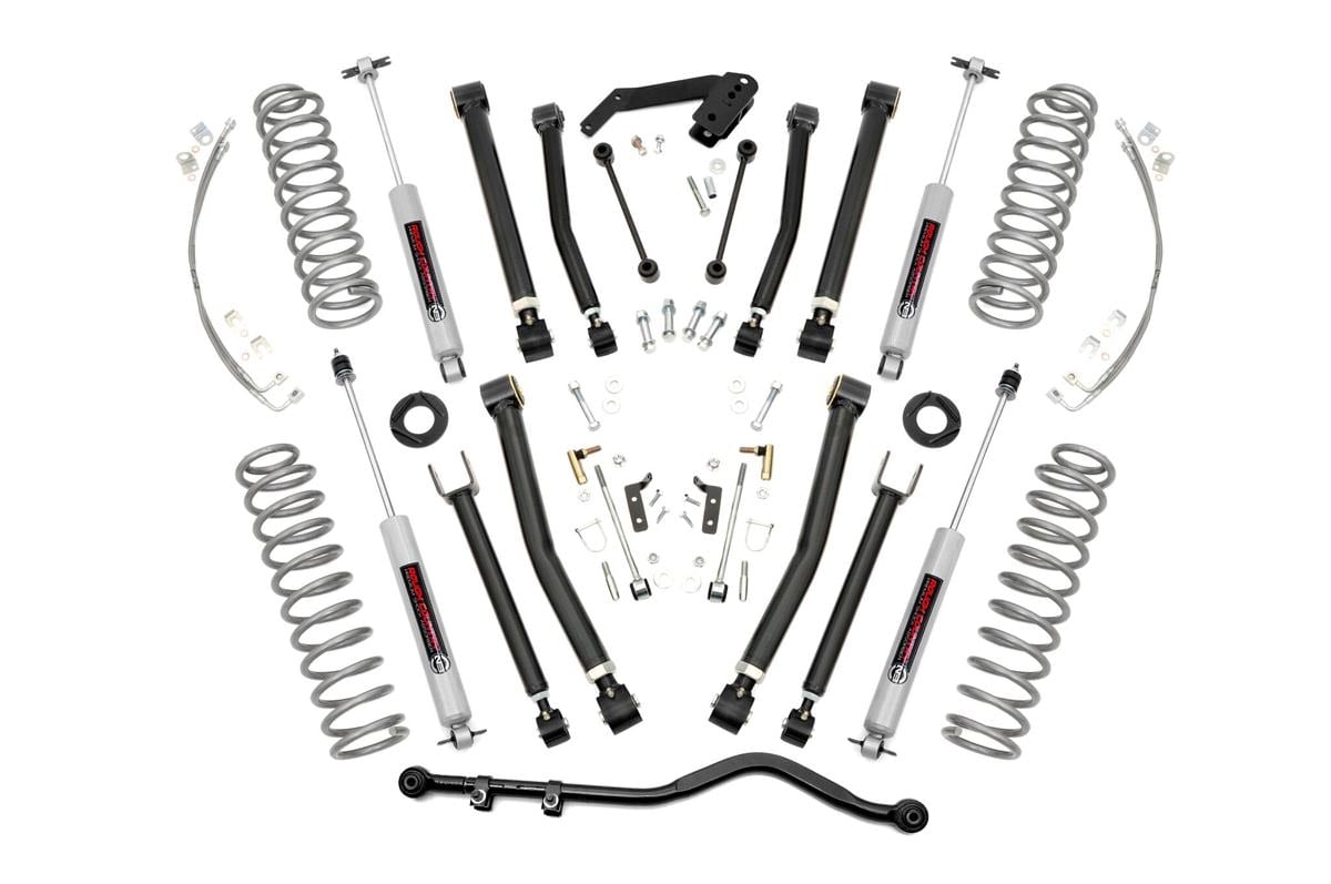 4 Inch Lift Kit X-Series Jeep Wrangler JK 4WD (2007-2018) Rough Country