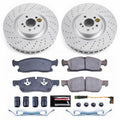 Power Stop 13-16 Mercedes-Benz GL450 Front Z23 Coated Brake Kit