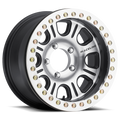 Raceline RT232 Monster BMF 17x8.5in / BLANK BP / -25mm Offset / 83.82mm Bore - Satin Black Machined