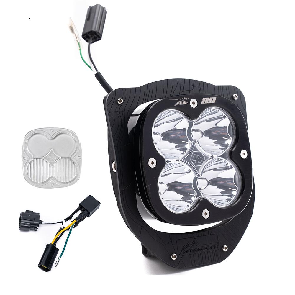 Husqvarna XL80 D/C Headlight Kit w/ Hi-Low Harness 2024-Up FE 350S FE 501S Spot Clear