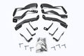 OE Xtreme Side Steps Mounting Brackets Only Textured Black 2015-2018 Silverado/Sierra 2500 HD/3500 HD Go Rhino