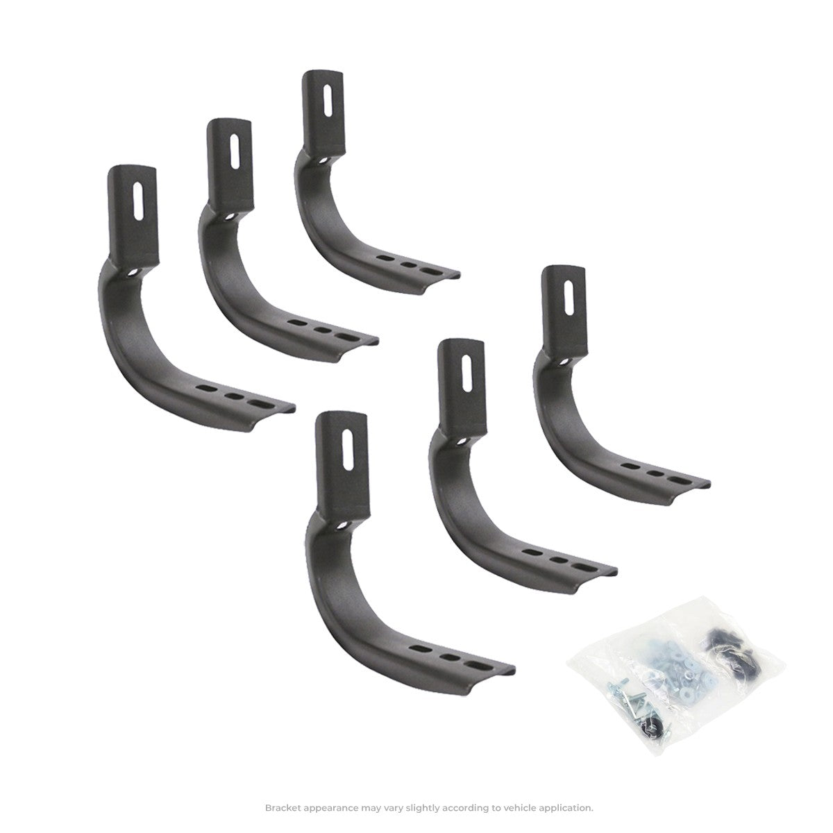 OE Xtreme Side Steps Mounting Brackets Only Textured Black 2015-2018 Ram 1500 Go Rhino