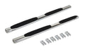 4 Inch OE Xtreme SideSteps With Mounting Bracket Kit Polished Stainless Steel 2007-2013 Silverado/Sierra 1500 Go Rhino