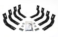 4 Inch OE Xtreme Side Steps with Mounting Brackets Kit Polished Stainless Steel 2007-2018 Silverado/Sierra 1500 2015-2018 Silverado/Sierra 2500 HD/3500 HD Go Rhino