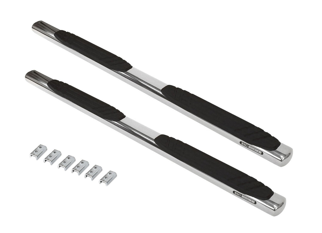 4 Inch OE Xtreme SideSteps With Mounting Bracket Kit Polished Stainless Steel 2008-2013 Nissan Rogue Go Rhino