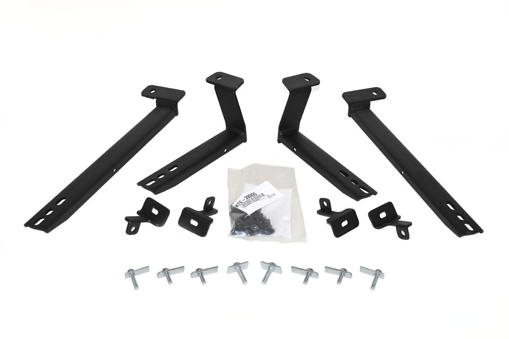 OE Xtreme Side Steps Mounting Brackets Only Textured Black 2011-2013 Kia Sportage Go Rhino
