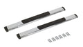 5 Inch OE Xtreme Low Profile SideSteps With Mounting Bracket Kit Polished Stainless Steel 2007-2018 Silverado/Sierra 150/2500 HD Go Rhino