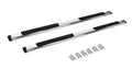 5 Inch OE Xtreme Low Profile SideSteps With Mounting Bracket Kit Polished Stainless Steel 2007-2013 Silverado/Sierra 1500/2500 HD Go Rhino
