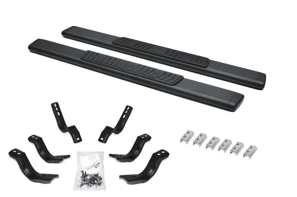 5 Inch OE Xtreme Low Profile SideSteps With Mounting Bracket Kit Textured Black 1999-2016 Ford F-250/F-350 Go Rhino