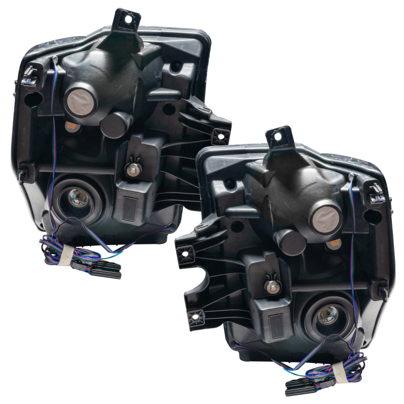 Oracle 08-10 Ford F250/350 LED HL - Black - ColorSHIFT w/ 2.0 Controller