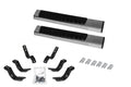 6 Inch OE Xtreme II SideSteps With Mounting Bracket Kit Polished Stainless Steel 2007-2018 Silverado/Sierra 150/2500 HD Go Rhino