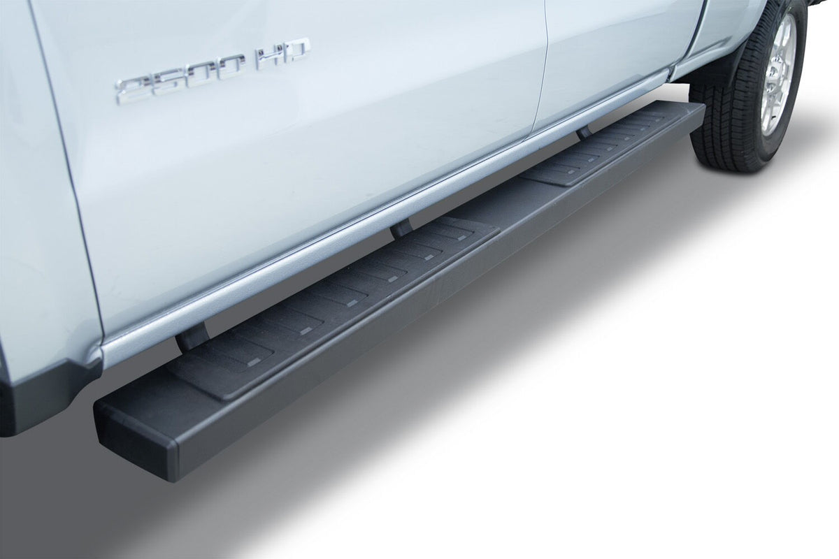 6 Inch OE Xtreme II SideSteps With Mounting Bracket Kit Textured Black 2007-2013 Silverado/Sierra 1500/2500 HD Go Rhino