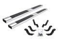 6 Inch OE Xtreme II SideSteps With Mounting Bracket Kit Polished Stainless Steel 2015-2018 Ram 1500 Go Rhino