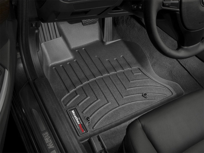 WeatherTech 10+ BMW 5-Series Front FloorLiner - Black