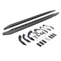 RB20 Slim Line Running Boards With Mounting Brackets Protective Bedliner Coating 2015-2018 Silverado/Sierra 2500 HD/3500 HD Extended Cab Go Rhino