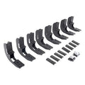 RB10/RB20 Running Boards Mounting Brackets Only Textured Black 2019-2026 Silverado/Sierra 1500/2500 HD Go Rhino