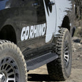 RB20 Running Boards With Mounting Brackets Protective Bedliner Coating 2009-2010 Dodge Ram 1500/2500/3500 Go Rhino