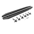 RB10 Slim Line Running Boards With Mounting Brackets Angled Textured Black 2021-2025 Ford Bronco Go Rhino