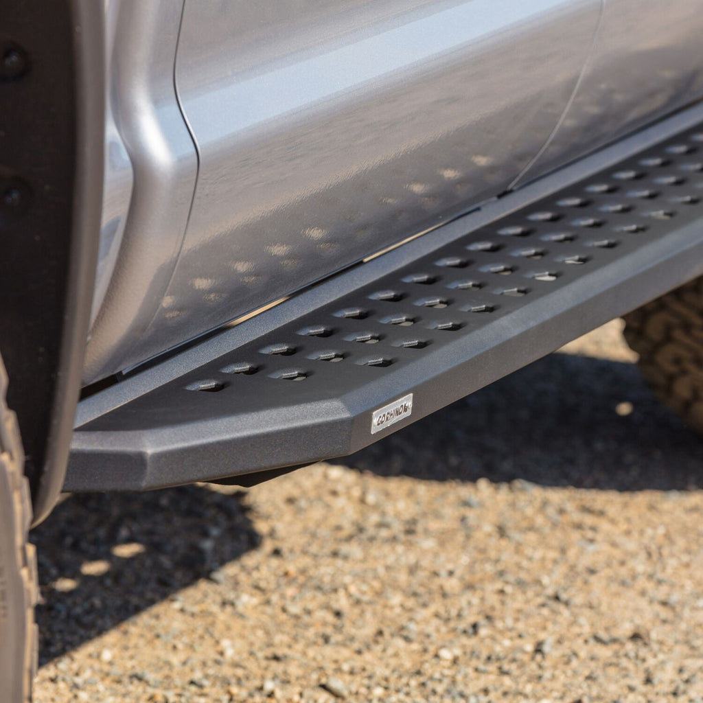 RB20 Running Boards With Mounting Brackets Textured Black 2015-2026 Ford F-150/ F-250/F-350 Go Rhino