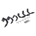 V Series V3, RB30 and RB Slim Side Steps Mounting Brackets Only Textured Black 2015-2018 Ram 1500 Go Rhino