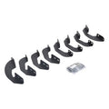 RB10/RB20 Running Boards Mounting Brackets Only Textured Black 2007-2021 Toyota Tundra Go Rhino