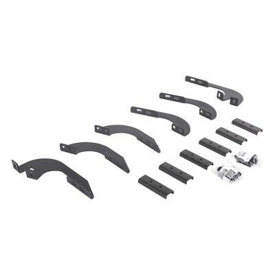 V Series V3, RB30 and RB Slim Side Steps Mounting Brackets Only Textured Black 2005-2023 Toyota Tacoma Go Rhino