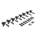 V Series V3, RB30 and RB Slim Side Steps Mounting Brackets Only Textured Black 2020-2025 Jeep Gladiator Go Rhino