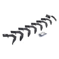 RB30 Running Boards with Mounting Brackets & 2 Pairs of Drops Steps Kit Textured Black 2015-2026 Colorado/Canyon Go Rhino