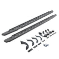 RB30 Slim Line Running Boards with Mounting Bracket Kit Textured Black 2022-2025 Toyota Tundra Go Rhino