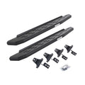 RB30 Running Boards with Mounting Bracket Kit Textured Black For 2018-2025 Jeep Wrangler JL 2 Door Go Rhino