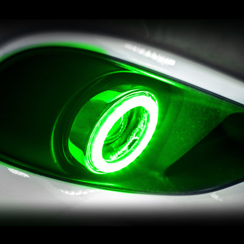 Oracle 09-11 Nissan Maxima Surface Mount LED Fog Light Halo Kit - Green