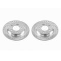 Power Stop 2017 Hyundai Azera Rear Evolution Drilled & Slotted Rotors - Pair