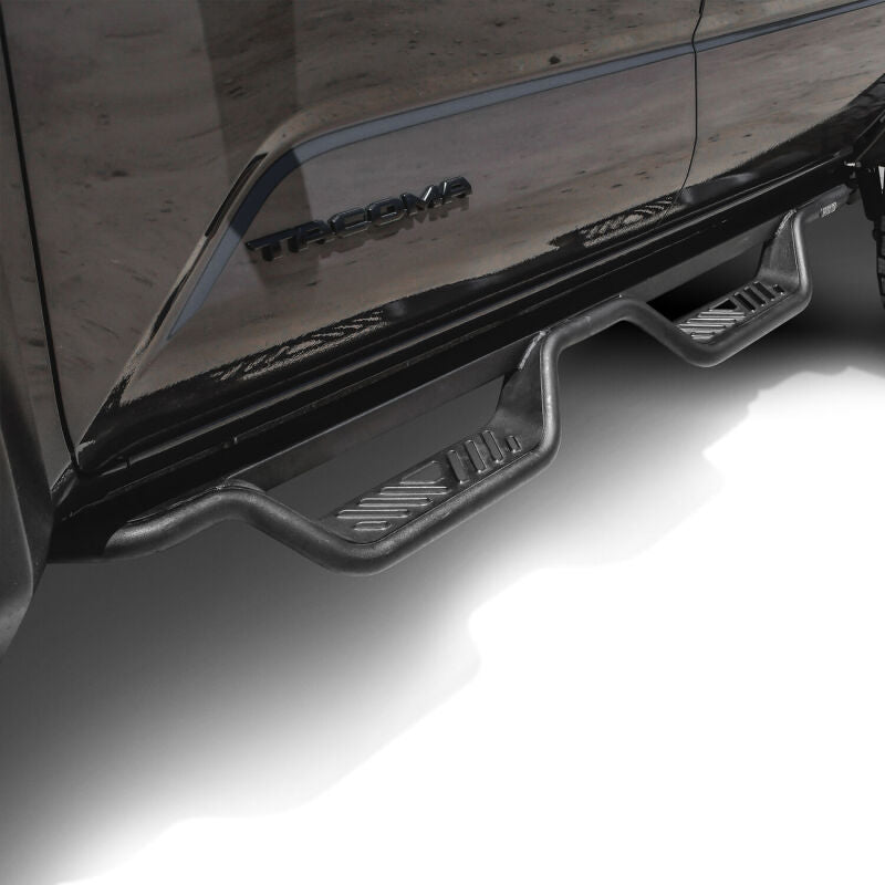 Westin 2024-2026 Toyota Tacoma Dbl Cab Outlaw Drop Nerf Step Bars - Textured Black