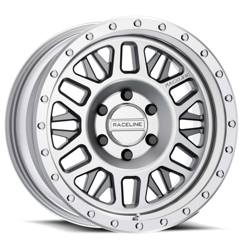 Raceline 951MC Ryno 17x9in / 8x165.1 BP / -12mm Offset / 125.2mm Bore - Machined Wheel