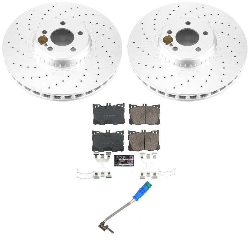 Power Stop 22-23 Mercedes-Benz E53 AMG Front Z23 Coated Brake Kit