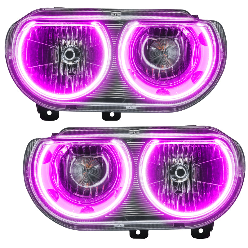 Oracle 08-14 Dodge Challenger SMD HL (Non-HID) - ColorSHIFT w/ 2.0 Controller