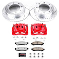 Power Stop 07-10 Ford F-350 Super Duty Rear Z36 Truck&Tow Kit w/Cals