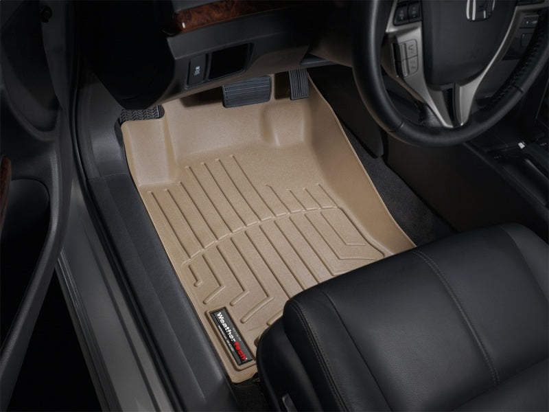 WeatherTech 10+ Honda Crosstour Front FloorLiner - Tan