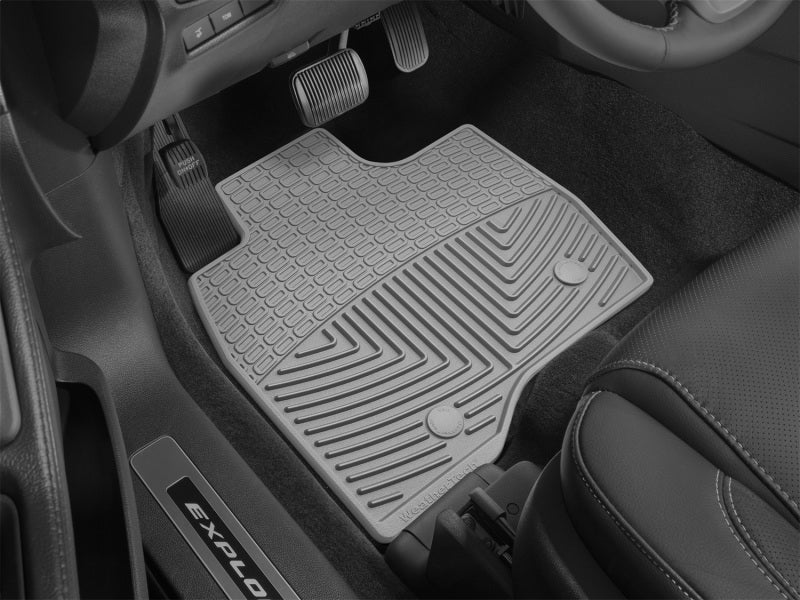 WeatherTech 17+ Ford Explorer Front Rubber Mats - Grey